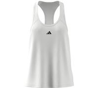 adidas Women's Train Essentials Minimal Branding Racerback Tank Top Shirt, White, XXL
