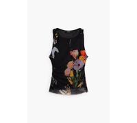 Desigual Women's Bruselas T-Shirt, Black/White, XL