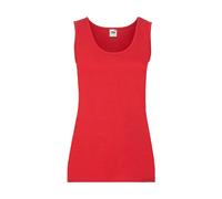 Women's tank top Fruit of the Loom Valueweight Rouge XS