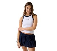 Women's tank top Guess Embro Ringer Blanc L