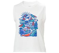 Women's tank top Helly Hansen Skog Graphic Blanc XL