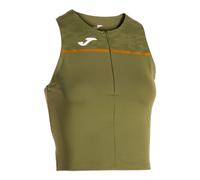 Joma Record Iii Sleeveless T-shirt Green M Woman