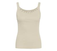 Women's tank top KAFFE Carna Eyelets Gris L