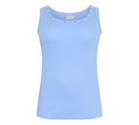 Women's tank top KAFFE Curve Carina Eyelets Bleu L