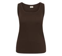 Women's tank top KAFFE Curve Carina Marron XL
