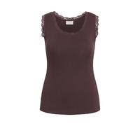 Women's tank top KAFFE Curve KCOmia Bleu S