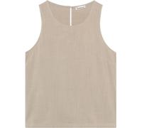 Women's tank top KnowledgeCotton Apparel Linen-mix Gris L