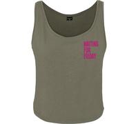 Women's tank top Mister Tee Waiting For Friday Box Vert XS