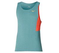 Women's tank top Mizuno Active Dryaeroflow Tank Bleu XL