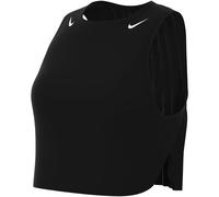 Nike AeroSwift Women's Dri-FIT ADV Cropped Running Tank Top - Black - Polyester/Elastane S (UK 8-10)