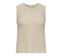 ONLY Onlsunny KNT Nca Women's O-Neck Tank Top, Pumice Stone, S