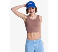 Roxy Good Keepsake - Women Brown Crop Top