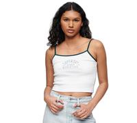 Women's tank top Superdry Athletic Essential Blanc M