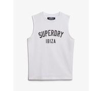 Women's tank top Superdry Blanc XS