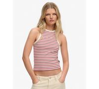 Women's tank top Superdry Essential Logo Str Beige M
