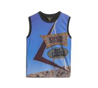 Women's tank top Superdry Sub Print Bleu XL