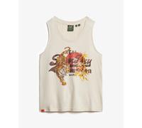 Women's tank top Superdry Vintage Logo Tokyo Beige XS
