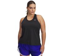 Under Armour Women's Tech Knockout Tank, Ultra-Light and Breathable Running Vest, Athletic Sleeveless Tank Top for Women, Black / / White, XL