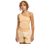 Women's tank top Urban Classics Asymmetric Orange XS