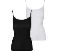 Women's tank top Urban Classics Bamboo (x2) Noir M