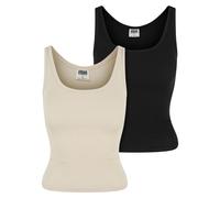 Urban Classics Organic Basic Rib Sleeveless T-shirt 2 Units