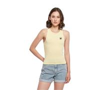 Women's tank top Urban Classics Radiant Heart Racer Jaune S