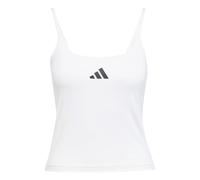 adidas Women Adult Optime Workout Tank with Integrated Light Support Bra L White