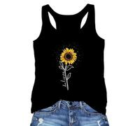 Women's Tank Top with Graphic Design Sleeveless Basic Casual Loose Muscle Vest for Leisure