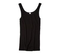 Women's tank top, wool/silk, sizes XS/S - XXL, 3 colours - Black - UK 12