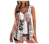 Women's Tankini Swimwear Sets High Waist Ruffled Flounce 2 Pieces Bikini Set Swimming Costume Plus Size Swimsuit 2 Piece Swimwear Bathing Suit Beach Wear Tankini Top with Shorts