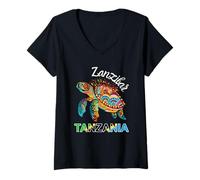 Women's Tanzania Zanzibar V-Neck T-Shirt