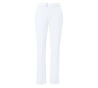Women's Tapered Leg Chino Trousers with Belt s.Oliver Blanc 32