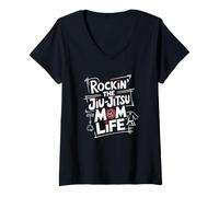 Womens Tapped Out But Rockin' Still V-Neck T-Shirt