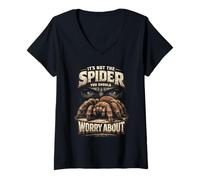 Women's Tarantula Owner It's Not The Spider You Should Worry About V-Neck T-Shirt