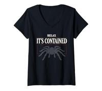 Women's Tarantula Tarantula Keeper Spider Owner Arachnid V-Neck T-Shirt
