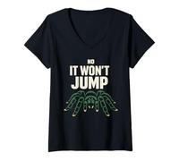 Women's Tarantula Tarantula Keeper Spider Owner Arachnid V-Neck T-Shirt