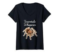 Womens Tarantula Whisperer - Chilean Rose Hair Tarantula V-Neck T-Shirt