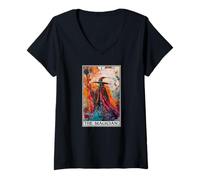 Women's Tarot Cards Tarot Card 1 The Magician V-Neck T-Shirt