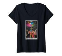 Women's Tarot Cards Tarot Card 1 The Magician V-Neck T-Shirt