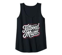 Womens Tattooed Mum Funny Mother’s Day Tattoo Lover Mom Tank Top