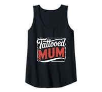 Womens Tattooed Mum Funny Mother’s Day Tattoo Mom Pride Tank Top