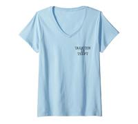 Womens Taxation is Theft V-Neck T-Shirt