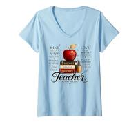 Women's Teacher Beyond Measure Educator Appreciation V-Neck T-Shirt
