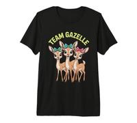 Womens Team Gazelle Cute Cartoon from Serengeti Plains Premium T-Shirt