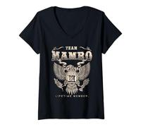 Women's Team Mambo Lifetime Member - Mambo Name V-Neck T-Shirt