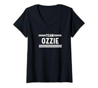 Womens Team Ozzie - Family Name V-Neck T-Shirt