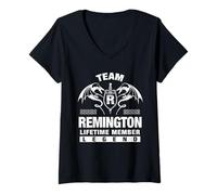 Womens Team REMINGTON - Lifetime Member Gifts V-Neck T-Shirt