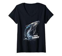 Women's Team Timmy der Ostseewal V-Neck T-Shirt