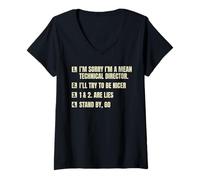 Women's Technical Director V-Neck T-Shirt