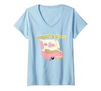 Womens Ted Lasso Biscuits With The Boss V-Neck T-Shirt